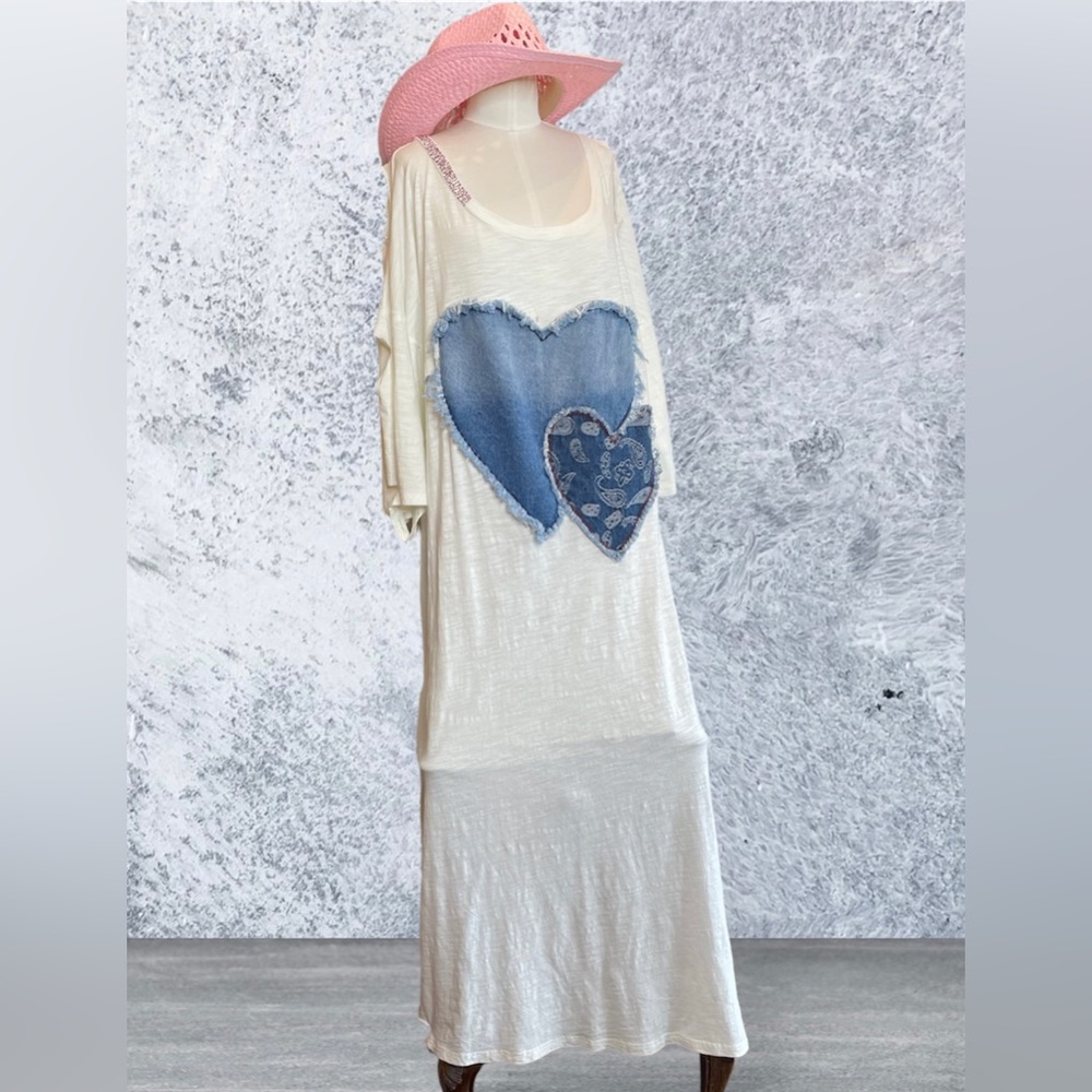 Jaded Gypsy Marley Heart Distressed dress/cover